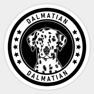 Dalmatian Fan Gift Sticker